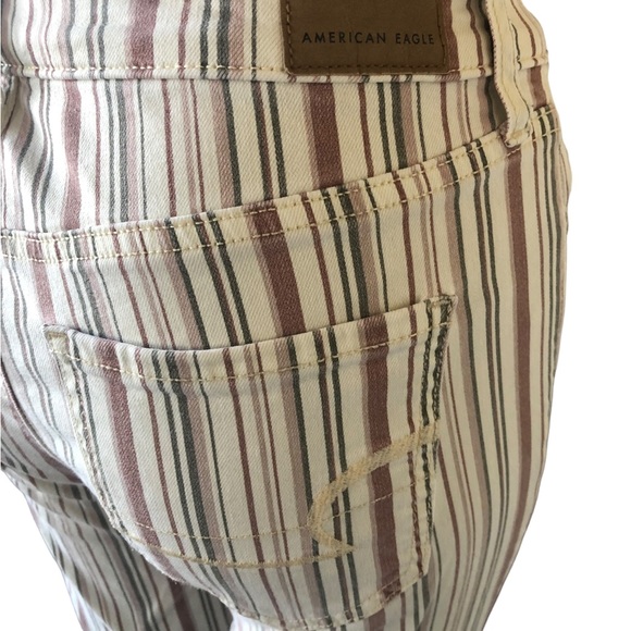 Striped Straight Leg American Eagle Pants 4 - Picture 5 of 6
